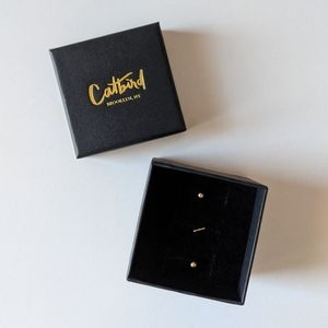 Catbird Tiny Gold Studs
